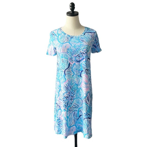 Lilly Pulitzer Cody T Shirt Dress in Fishful Thinking | XS - Picture 2 of 10
